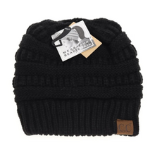 Load image into Gallery viewer, CC Beanie Fuzzy Lined Solid Classic