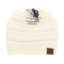 Load image into Gallery viewer, CC Beanie Fuzzy Lined Solid Classic