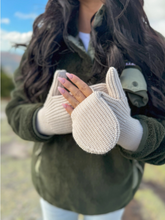 Load image into Gallery viewer, CC Beanie Open Slit Mittens
