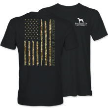 Load image into Gallery viewer, Straight up Southern Camo Flag Tee