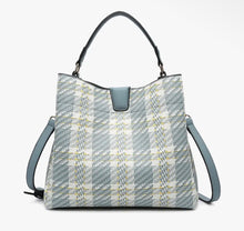Load image into Gallery viewer, Tati Plaid Satchel