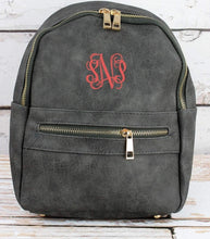 Load image into Gallery viewer, Leather backpack purse