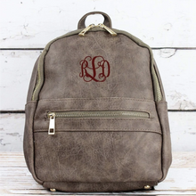 Load image into Gallery viewer, Leather backpack purse