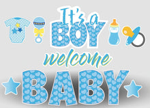 Load image into Gallery viewer, Welcome Baby (boy or girl) Lawn Sign Rental