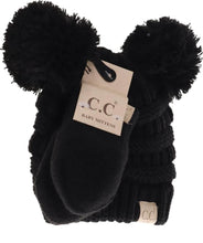 Load image into Gallery viewer, CC Baby beanie & Mitten set