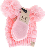 Load image into Gallery viewer, CC Baby beanie & Mitten set