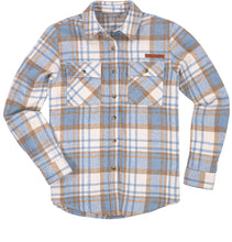 Load image into Gallery viewer, Shacket blue plaid