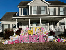 Load image into Gallery viewer, Sweet 16 Birthday Yard Card Sign rental