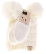 Load image into Gallery viewer, CC Baby beanie & Mitten set