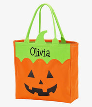 Load image into Gallery viewer, Personalized Halloween jumbo Totes