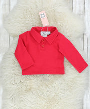 Load image into Gallery viewer, Red Polo & Christmas tree overall outfit