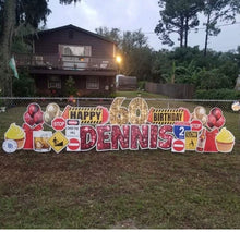 Load image into Gallery viewer, Over the hill Birthday Lawn Sign Rental