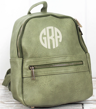Load image into Gallery viewer, Leather backpack purse