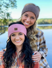 Load image into Gallery viewer, Soft Ribbed Leather Patch CC Head Wrap