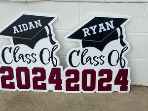 Graduation lawn signs