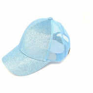 CC Beanie Ponytail Glitter Hats