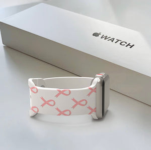 Breast cancer awareness watch band