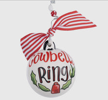 Load image into Gallery viewer, Glory Haus Cowbells Ring Ornament
