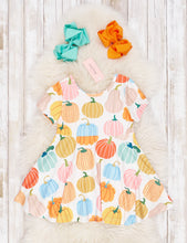 Load image into Gallery viewer, Autumn Pumpkin Swing dress
