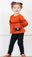 Spider Fall Bubble sleeve outfit