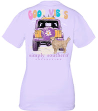 Load image into Gallery viewer, Simply Southern Good Vibes tee
