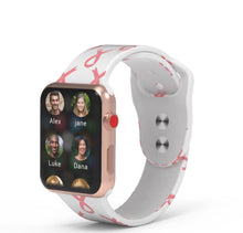 Load image into Gallery viewer, Breast cancer awareness watch band
