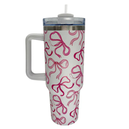 Girlie Girl Morgan Bow Tumbler 40 oz