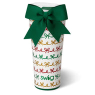 Christmas Bow Swig Tumbler