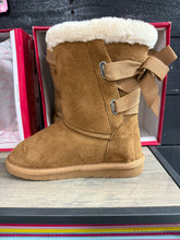 Load image into Gallery viewer, Kids Sherpa Tie Boots
