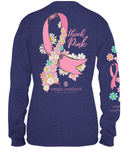 Simply Southern Think Pink Breast Cancer Tee