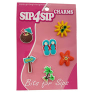 Girlie Girl Sip4Sip Tumbler Sleeve Charms