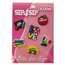 Load image into Gallery viewer, Girlie Girl Sip4Sip Tumbler Sleeve Charms
