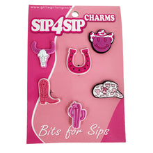 Load image into Gallery viewer, Girlie Girl Sip4Sip Tumbler Sleeve Charms
