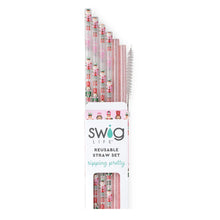 Load image into Gallery viewer, SWIG Christmas Reusable Straws
