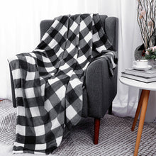 Load image into Gallery viewer, Plush fleece throw blanket
