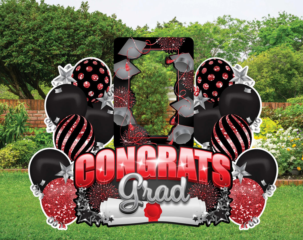 Graduation Photo Booth Lawn Sign Rental