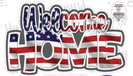 Military Welcome Home Lawn Sign Rental