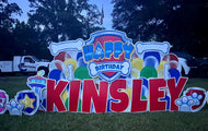 Paw Patrol Lawn Sign Rental