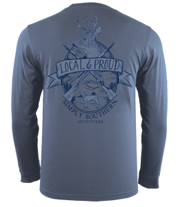 Simply Southern Proud Bluesy Deer Tee