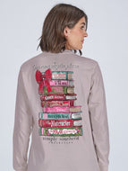 Simply Southern Long Sleeve Book Christmas Tee