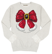 Simply Southern Santa Bow Sweatshirt