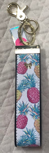 Pineapple Leather Keyfobs