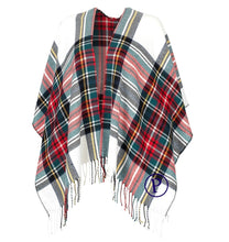 Load image into Gallery viewer, Shawl Wrap - Soft Acrylic - Fringe Trim
