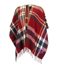 Load image into Gallery viewer, Shawl Wrap - Soft Acrylic - Fringe Trim
