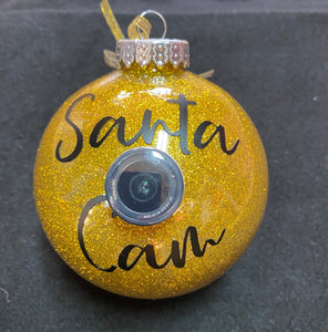 Santa Cam Ornament