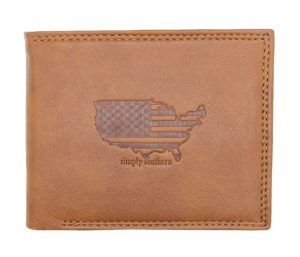 Simply Southern Guys Leather Wallet