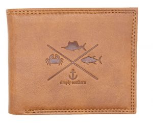 Simply Southern Guys Leather Wallet