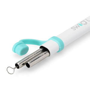 SWIG Double Stainless Steel Reusable Straw Set