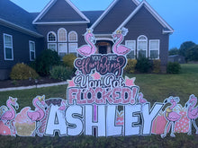 Load image into Gallery viewer, You’ve been Flocked Lawn Sign Rental
