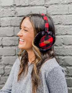 Buffalo check cc earmuff